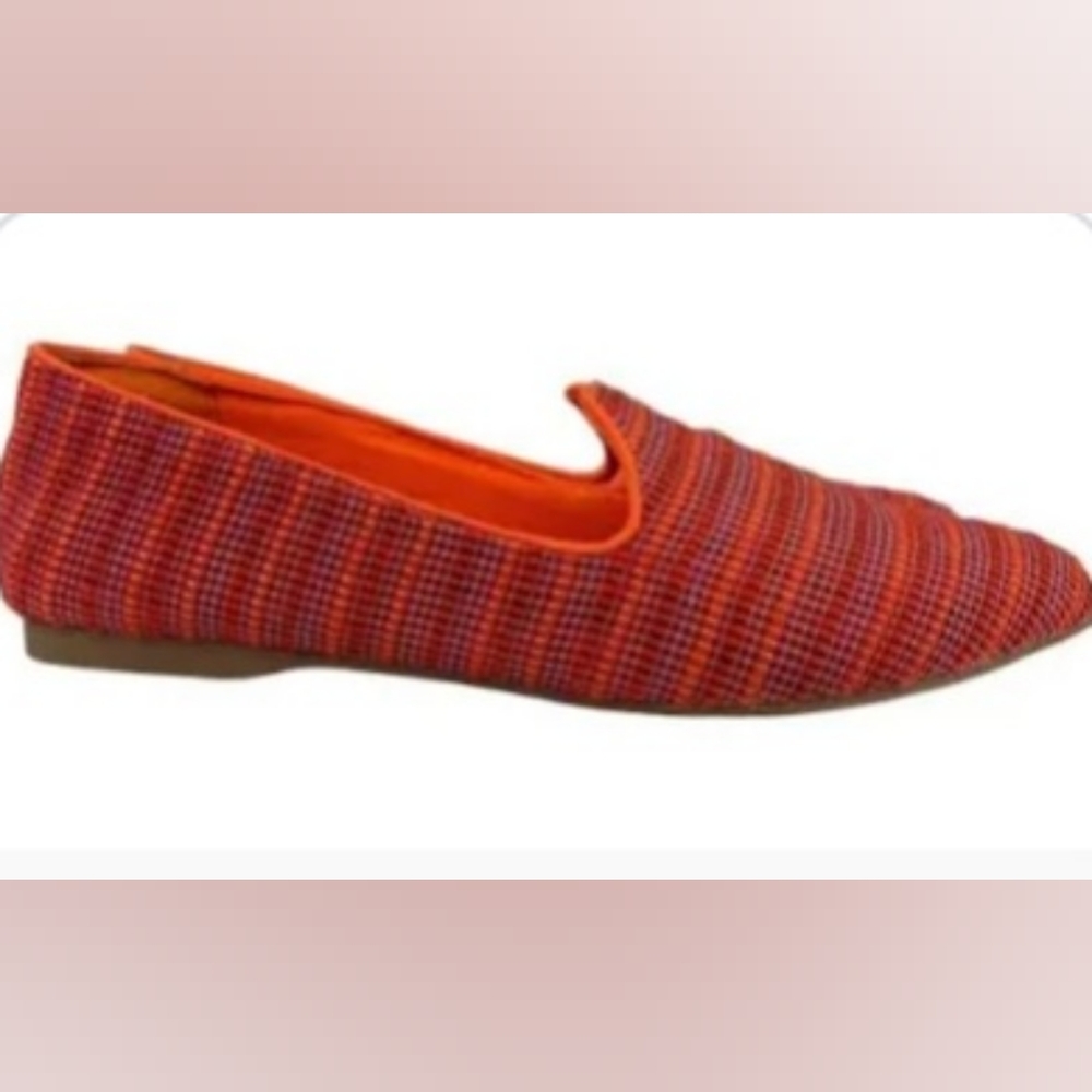 Birdies The Heron Sangria Stripe Loafer Flat Women's Shoe